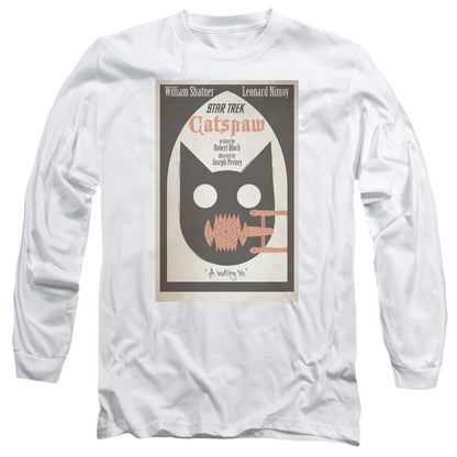 Star Trek Tos Episode 36 Mens Long Sleeve Shirt White Officially Licensed Officially Licensed