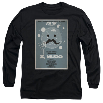 Star Trek Tos Episode 37 Mens Long Sleeve Shirt Black Officially Licensed Officially Licensed