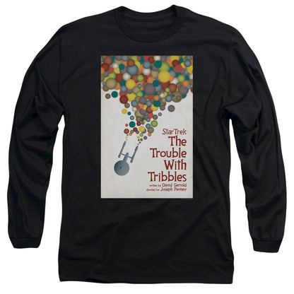 Star Trek Tos Episode 44 Mens Long Sleeve Shirt Black Officially Licensed