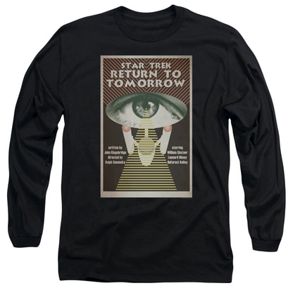 Star Trek Tos Episode 49 Mens Long Sleeve Shirt Black Officially Licensed
