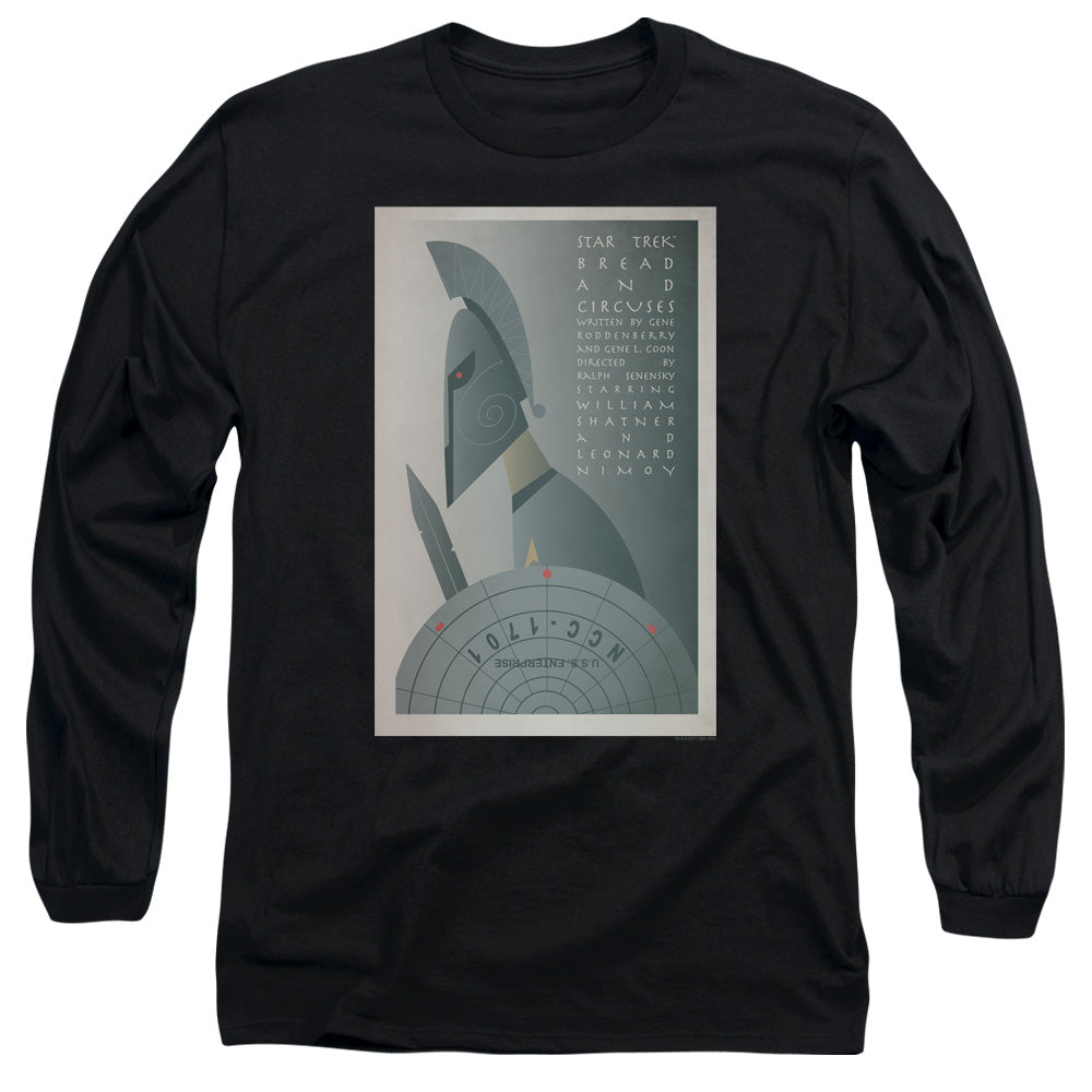 Star Trek Tos Episode 54 Mens Long Sleeve Shirt Black Officially Licensed
