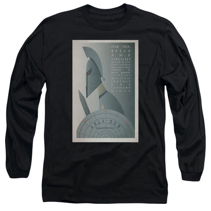 Star Trek Tos Episode 54 Mens Long Sleeve Shirt Black Officially Licensed