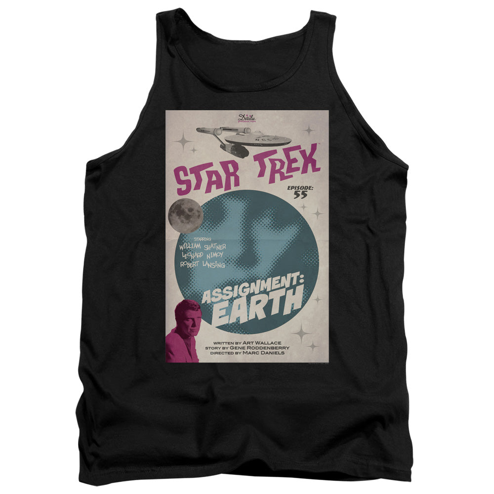 Star Trek Tos Episode 55 Mens Tank Top Shirt Black