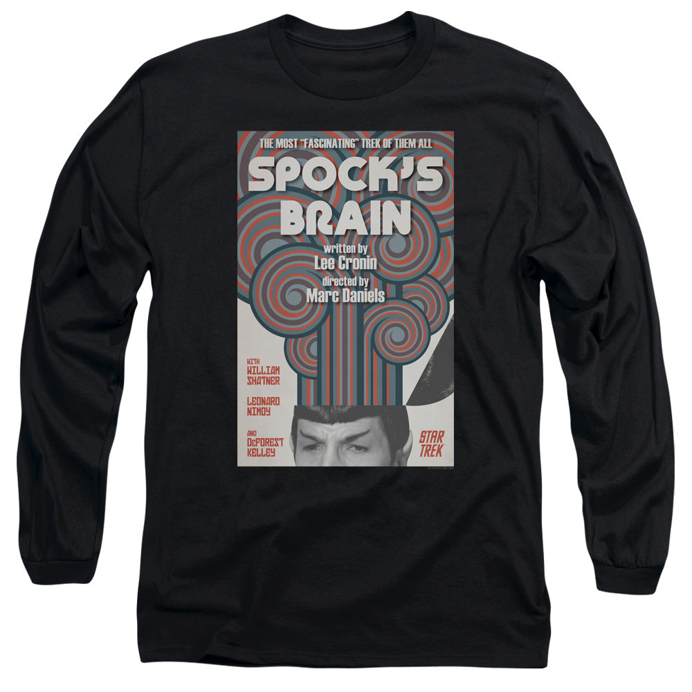 Star Trek Tos Episode 56 Mens Long Sleeve Shirt Black Officially Licensed