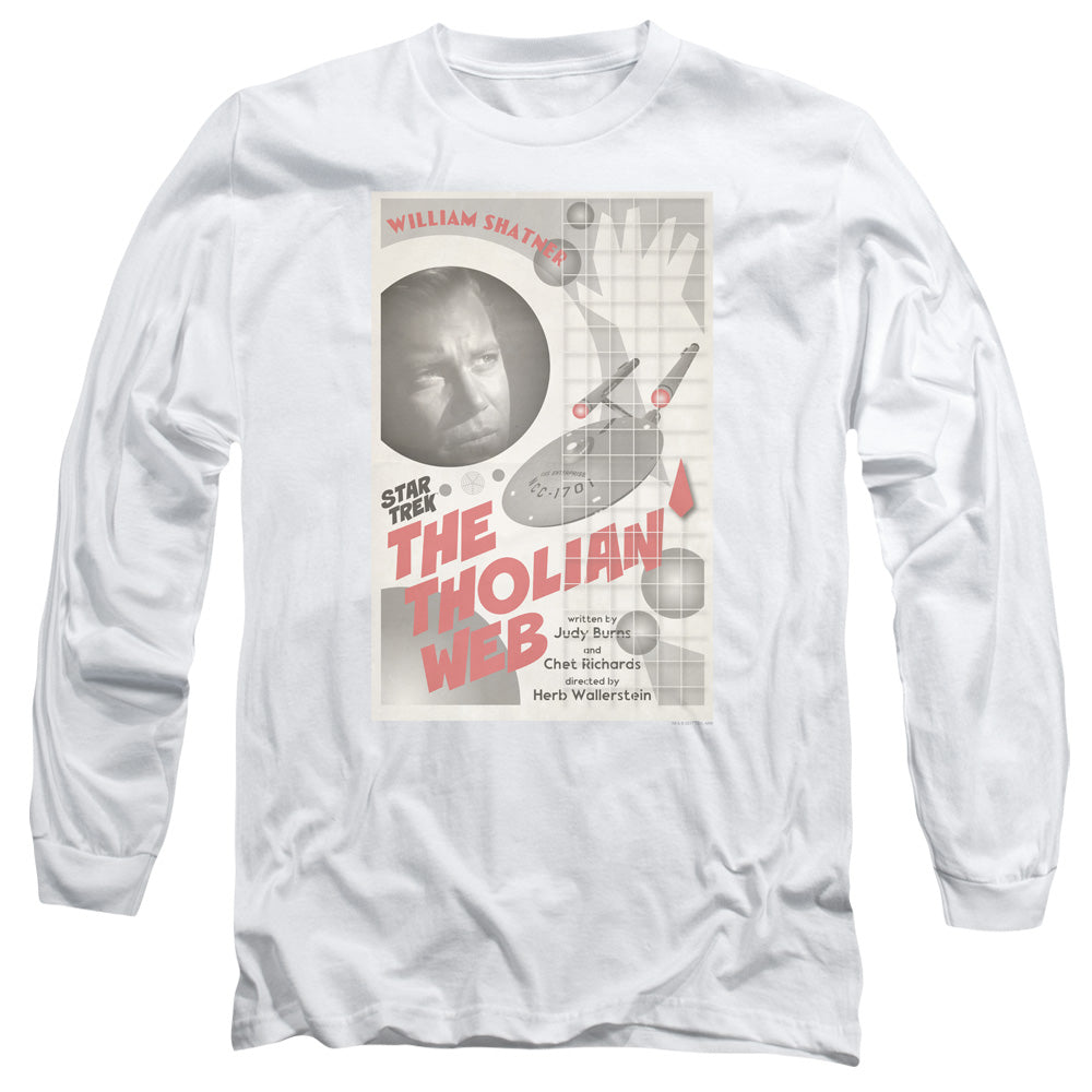 Star Trek Tos Episode 64 Mens Long Sleeve Shirt White Officially Licensed