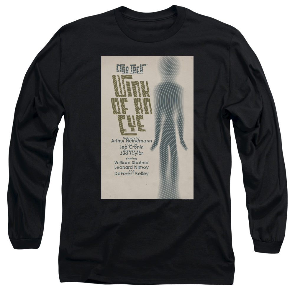 Star Trek Tos Episode 66 Mens Long Sleeve Shirt Black Officially Licensed