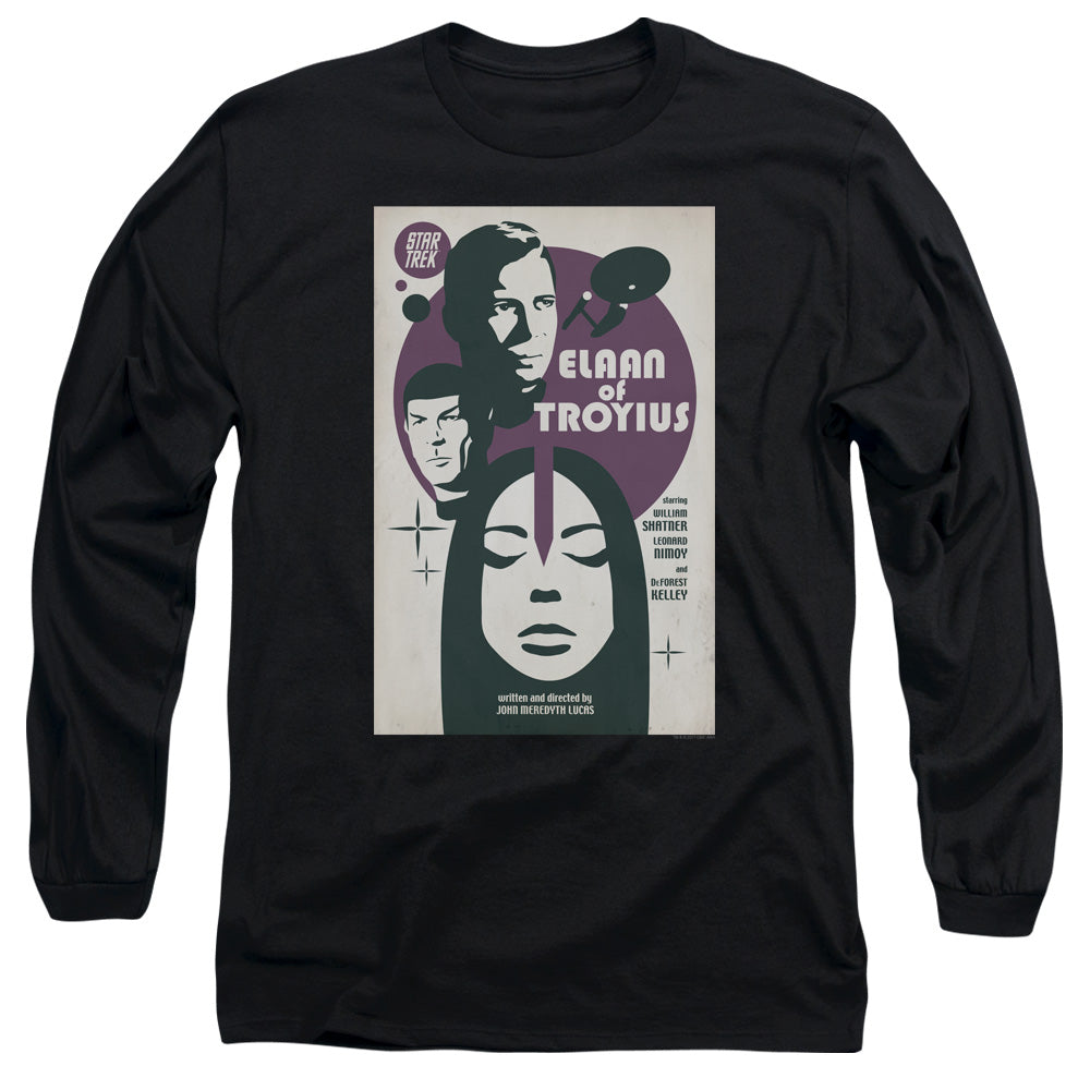 Star Trek Tos Episode 68 Mens Long Sleeve Shirt Black Officially Licensed