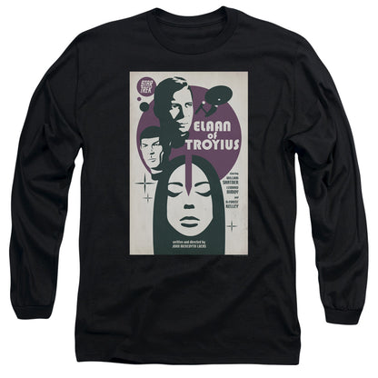 Star Trek Tos Episode 68 Mens Long Sleeve Shirt Black Officially Licensed