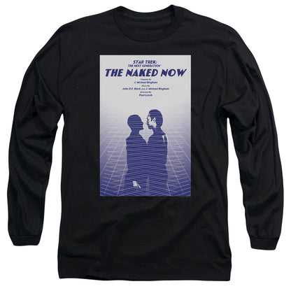 Star Trek Tng Season 1 Episode 3 Mens Long Sleeve Shirt Black Officially Licensed Officially Licensed