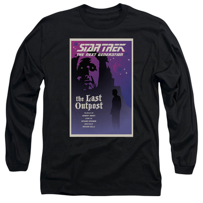 Star Trek Tng Season 1 Episode 5 Mens Long Sleeve Shirt Black Officially Licensed Officially Licensed