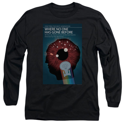Star Trek Tng Season 1 Episode 6 Mens Long Sleeve Shirt Black Officially Licensed Officially Licensed