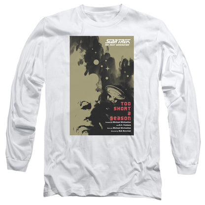 Star Trek Tng Season 1 Episode 16 Mens Long Sleeve Shirt White Officially Licensed Officially Licensed