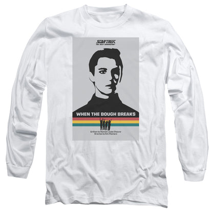Star Trek Tng Season 1 Episode 17 Mens Long Sleeve Shirt White Officially Licensed Officially Licensed