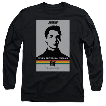 Star Trek Tng Season 1 Episode 17 Mens Long Sleeve Shirt Black Officially Licensed Officially Licensed