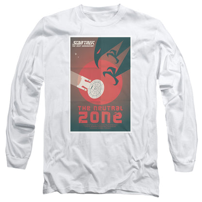 Star Trek Tng Season 1 Episode 26 Mens Long Sleeve Shirt White Officially Licensed Officially Licensed
