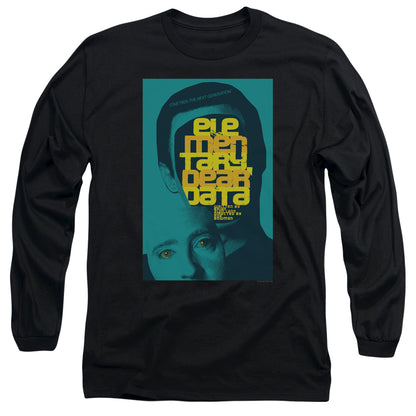 Star Trek Tng Season 2 Episode 3 Mens Long Sleeve Shirt Black Officially Licensed Officially Licensed