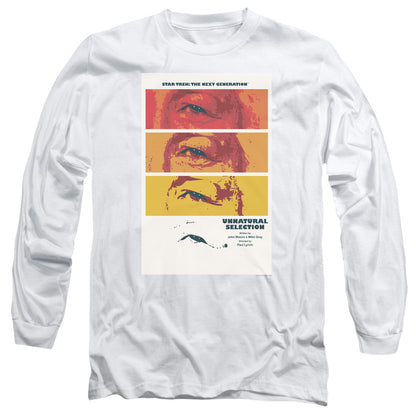 Star Trek Tng Season 2 Episode 7 Mens Long Sleeve Shirt White Officially Licensed Officially Licensed