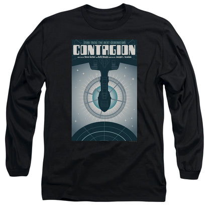 Star Trek Tng Season 2 Episode 11 Mens Long Sleeve Shirt Black Officially Licensed Officially Licensed