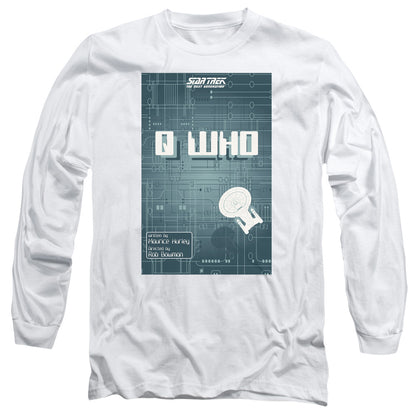 Star Trek Tng Season 2 Episode 16 Mens Long Sleeve Shirt White Officially Licensed Officially Licensed