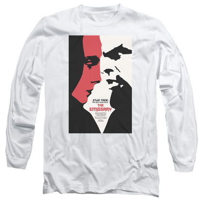 Star Trek Tng Season 2 Episode 20 Mens Long Sleeve Shirt White Officially Licensed Officially Licensed