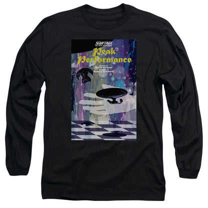 Star Trek Tng Season 2 Episode 21 Mens Long Sleeve Shirt Black Officially Licensed Officially Licensed