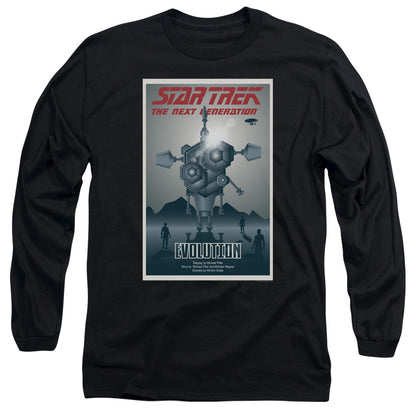 Star Trek Tng Season 3 Episode 1 Mens Long Sleeve Shirt Black Officially Licensed Officially Licensed