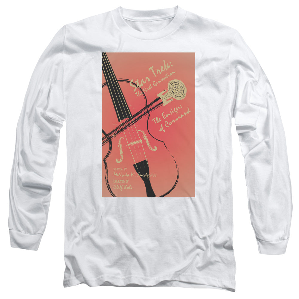 Star Trek Tng Season 3 Episode 2 Mens Long Sleeve Shirt White Officially Licensed Officially Licensed
