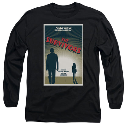 Star Trek Tng Season 3 Episode 3 Mens Long Sleeve Shirt Black Officially Licensed Officially Licensed