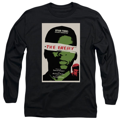 Star Trek Tng Season 3 Episode 7 Mens Long Sleeve Shirt Black Officially Licensed Officially Licensed