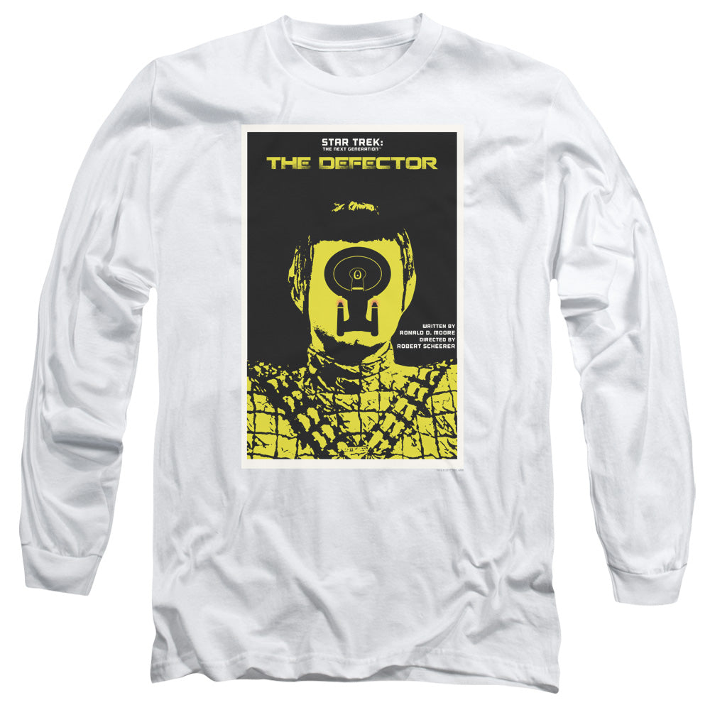 Star Trek Tng Season 3 Episode 10 Mens Long Sleeve Shirt White Officially Licensed Officially Licensed