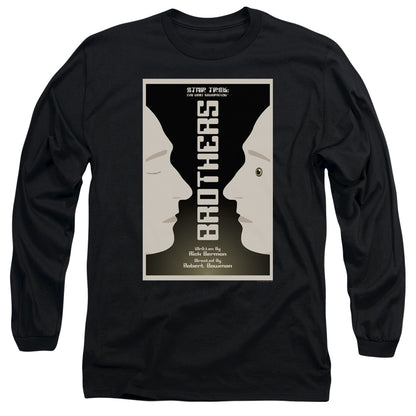 Star Trek Tng Season 4 Episode 3 Mens Long Sleeve Shirt Black Officially Licensed Officially Licensed