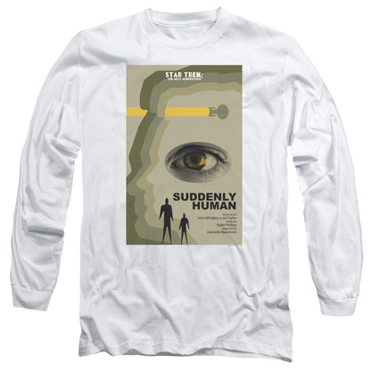 Star Trek Tng Season 4 Episode 4 Mens Long Sleeve Shirt White Officially Licensed Officially Licensed