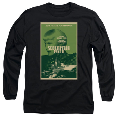 Star Trek Tng Season 5 Episode 1 Mens Long Sleeve Shirt Black Officially Licensed Officially Licensed