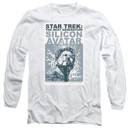 Star Trek Tng Season 5 Episode 4 Mens Long Sleeve Shirt White Officially Licensed Officially Licensed