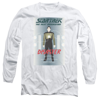 Star Trek Tng Season 5 Episode 5 Mens Long Sleeve Shirt White Officially Licensed Officially Licensed
