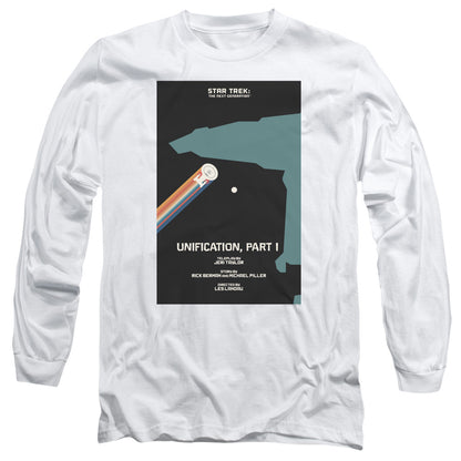 Star Trek Tng Season 5 Episode 7 Mens Long Sleeve Shirt White Officially Licensed Officially Licensed