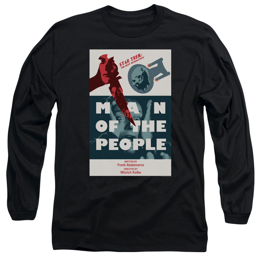 Star Trek Tng Season 6 Episode 3 Mens Long Sleeve Shirt Black Officially Licensed Officially Licensed