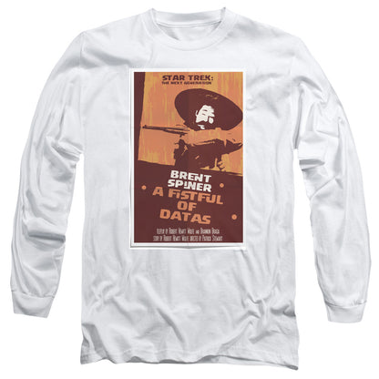 Star Trek Tng Season 6 Episode 8 Mens Long Sleeve Shirt White Officially Licensed Officially Licensed