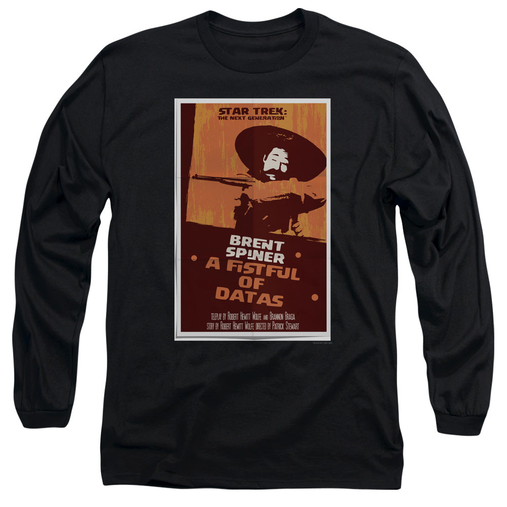 Star Trek Tng Season 6 Episode 8 Mens Long Sleeve Shirt Black Officially Licensed Officially Licensed