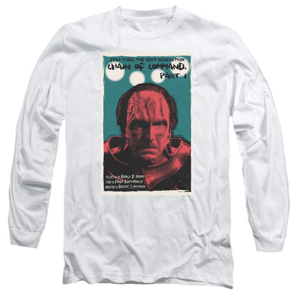 Star Trek Tng Season 6 Episode 10 Mens Long Sleeve Shirt White Officially Licensed Officially Licensed