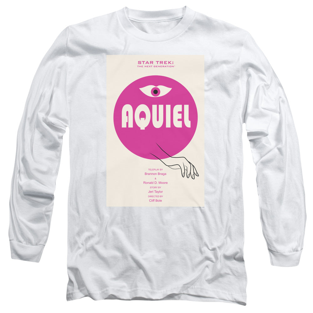 Star Trek Tng Season 6 Episode 13 Mens Long Sleeve Shirt White Officially Licensed Officially Licensed