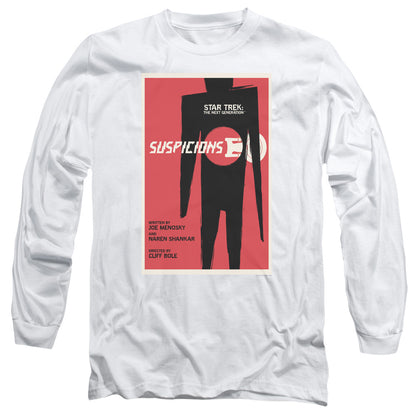 Star Trek Tng Season 6 Episode 22 Mens Long Sleeve Shirt White Officially Licensed Officially Licensed