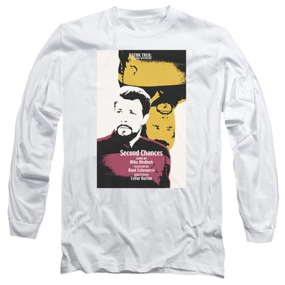 Star Trek Tng Season 6 Episode 24 Mens Long Sleeve Shirt White Officially Licensed Officially Licensed