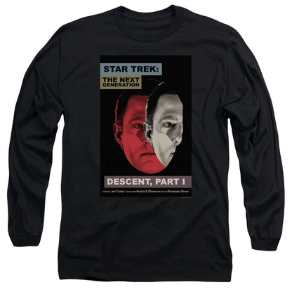 Star Trek Tng Season 6 Episode 26 Mens Long Sleeve Shirt Black Officially Licensed Officially Licensed