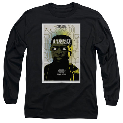 Star Trek Tng Season 7 Episode 3 Mens Long Sleeve Shirt Black Officially Licensed Officially Licensed