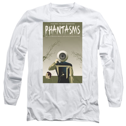 Star Trek Tng Season 7 Episode 6 Mens Long Sleeve Shirt White Officially Licensed Officially Licensed