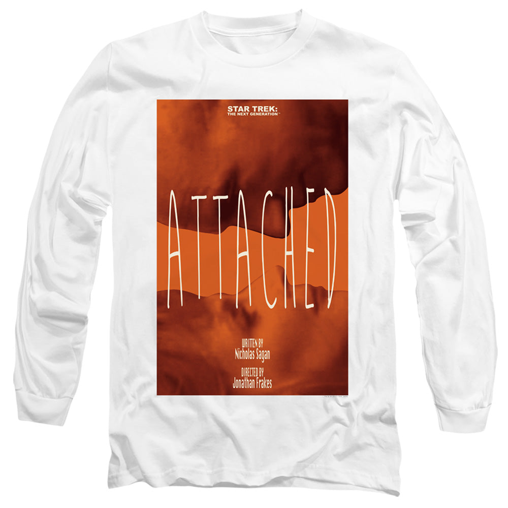 Star Trek Tng Season 7 Episode 8 Mens Long Sleeve Shirt White Officially Licensed Officially Licensed