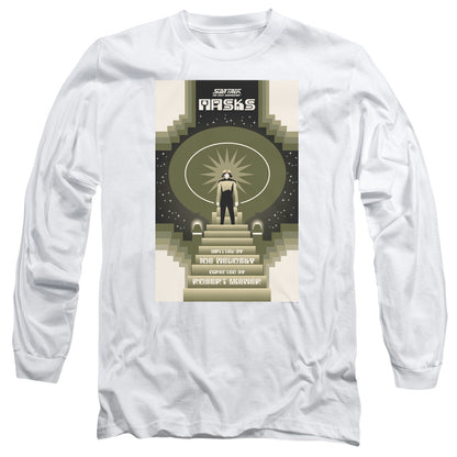 Star Trek Tng Season 7 Episode 17 Mens Long Sleeve Shirt White Officially Licensed Officially Licensed