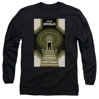 Star Trek Tng Season 7 Episode 17 Mens Long Sleeve Shirt Black Officially Licensed Officially Licensed