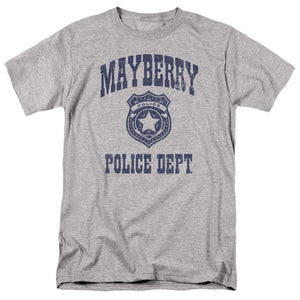 Andy Griffith Show Mayberry Police Mens T Shirt Athletic Heather